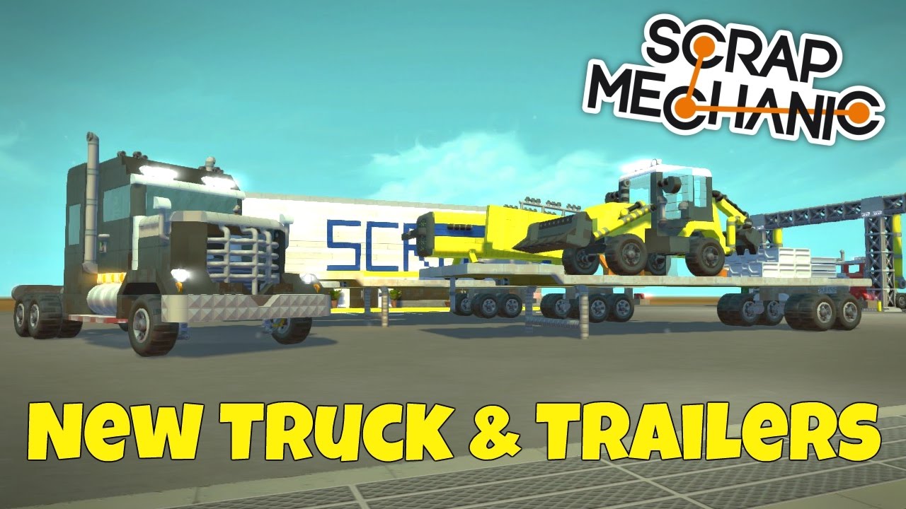 New Truck & Trailers - Scrap Mechanic Town Gameplay - EP 181