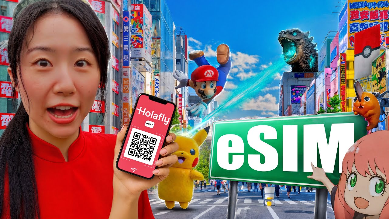 O Melhor Chip Internacional Para Viajar? Japão, Europa, EUA e Mais! (Holafly eSIM Review)