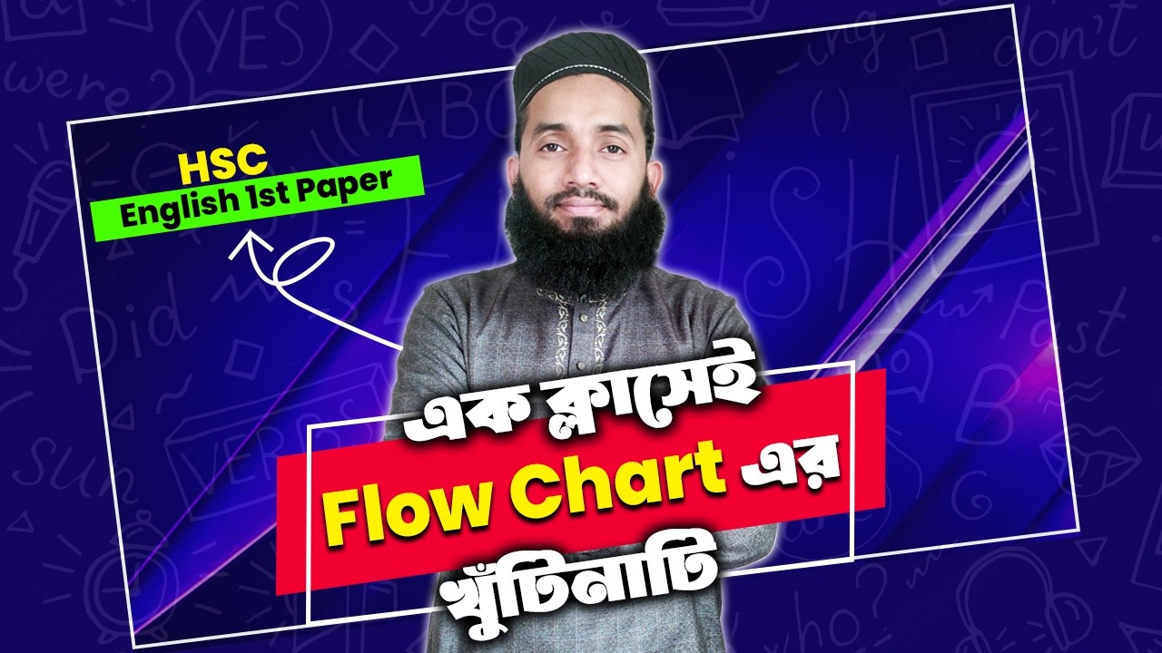 HSC English Flow Chart  | এক ক্লাসেই Flow chart এর সকল খুঁটিনাটি 🔥