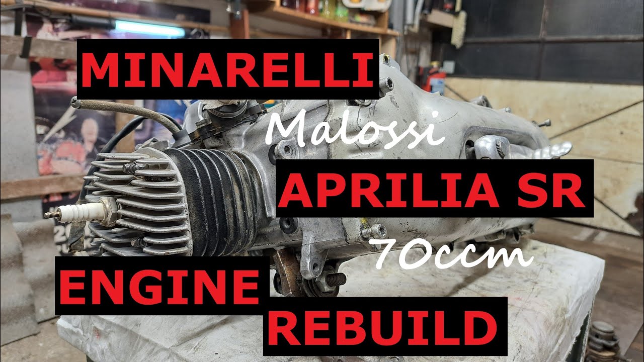 Minarelli Aprilia SR engine dismount rebuild 70ccm / Minarelli blokk szétszerelés és felújítás 70ccm
