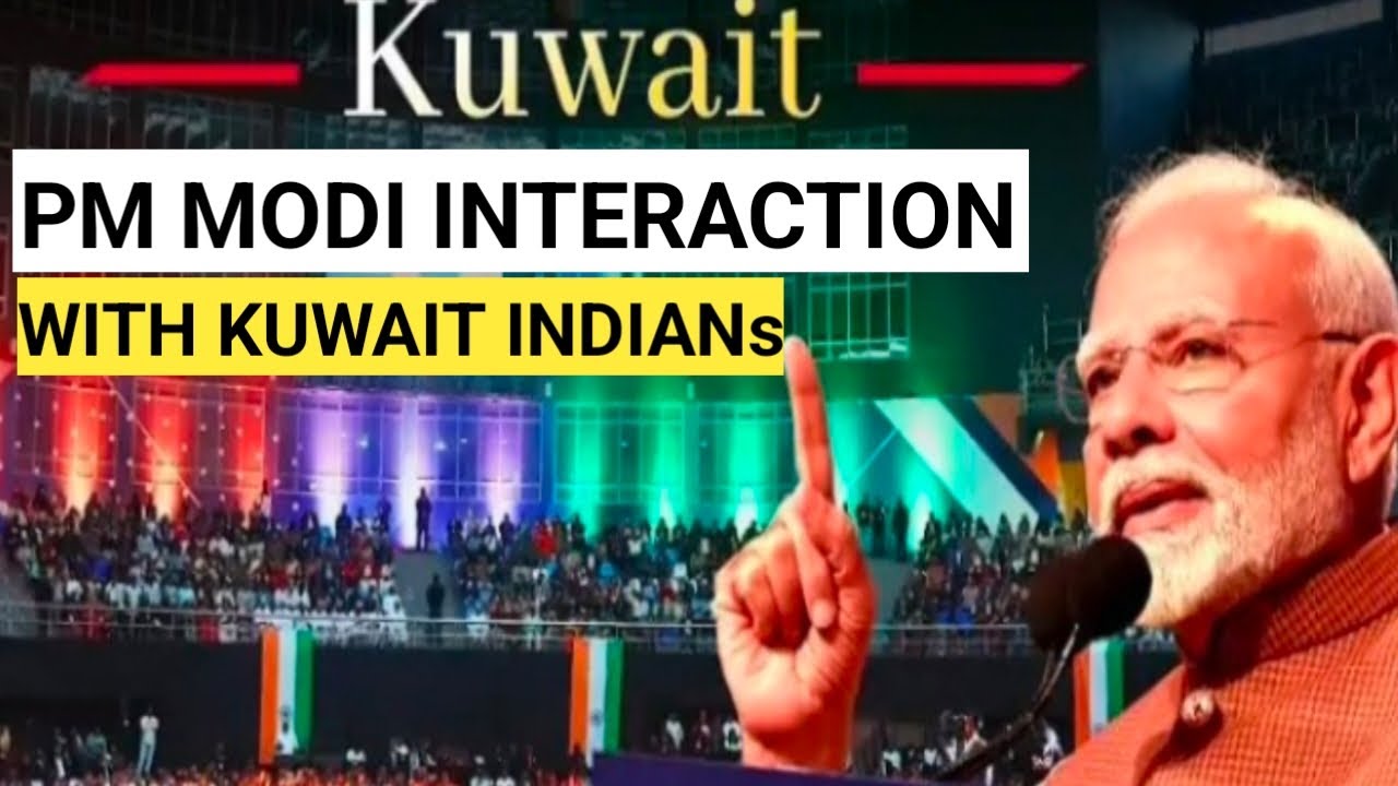 Pm Modi interaction with Indian community in Kuwait