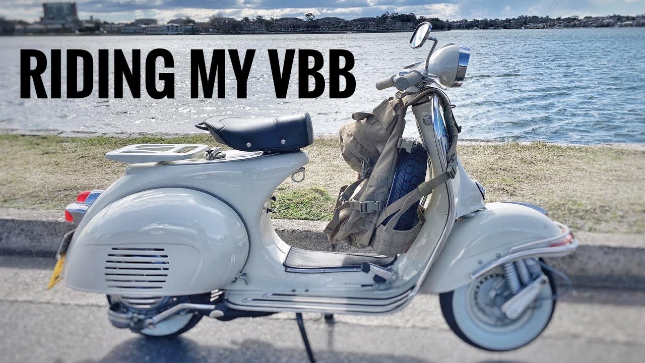 Riding my Vespa VBB