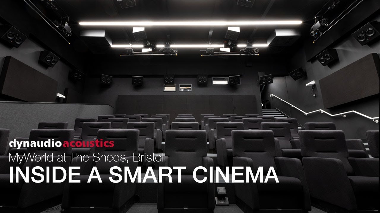 Внутри интеллектуального кинотеатра Dolby Atmos (MyWorld в The Sheds, Бристоль) | Dynaudio Acoust...
