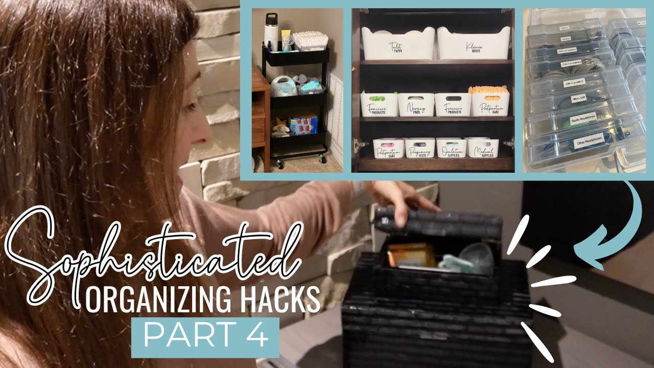 ORGANIZING IDEAS YOU PROBABLY NEVER CONSIDERED PART 4 // BEST Organizing Products + Organizing Hacks
