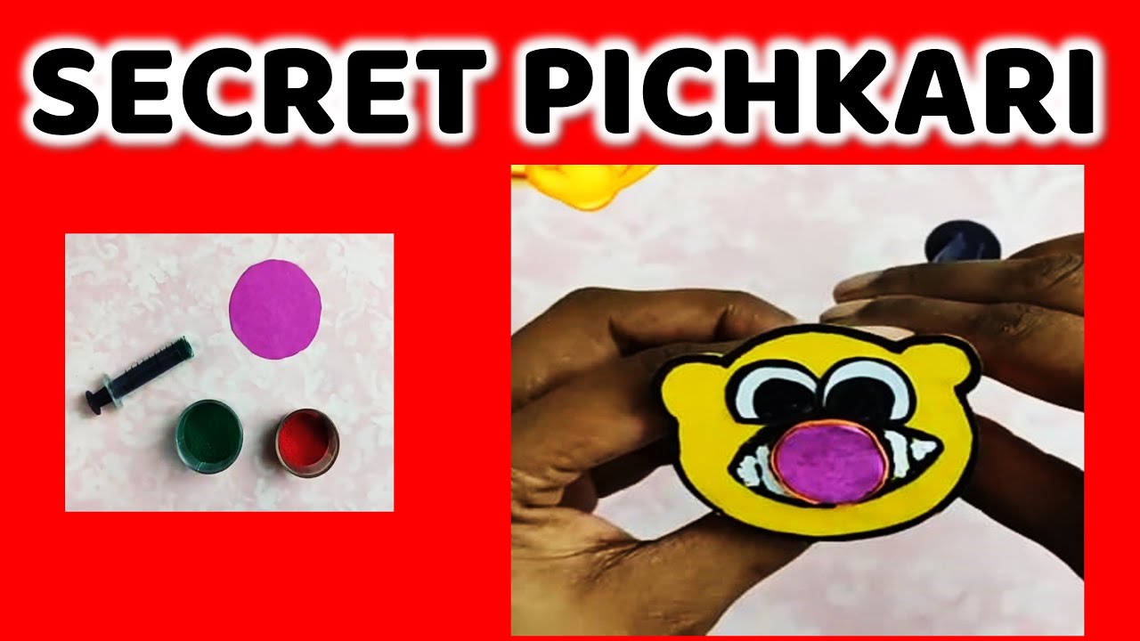 SECRET PICHKAARI HOLI SPECIAL IDEAS l  HOLI CRAFT IDEAS l HOLI FUN MASTI IDEAS l HOLI MASTI IDEAS