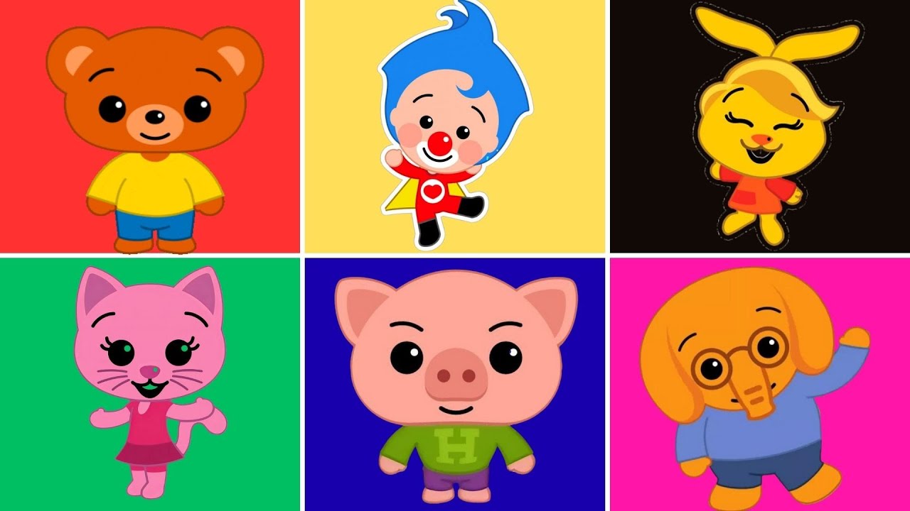 Colores Divertidos para Bebes en 3 minutos | Plim Plim