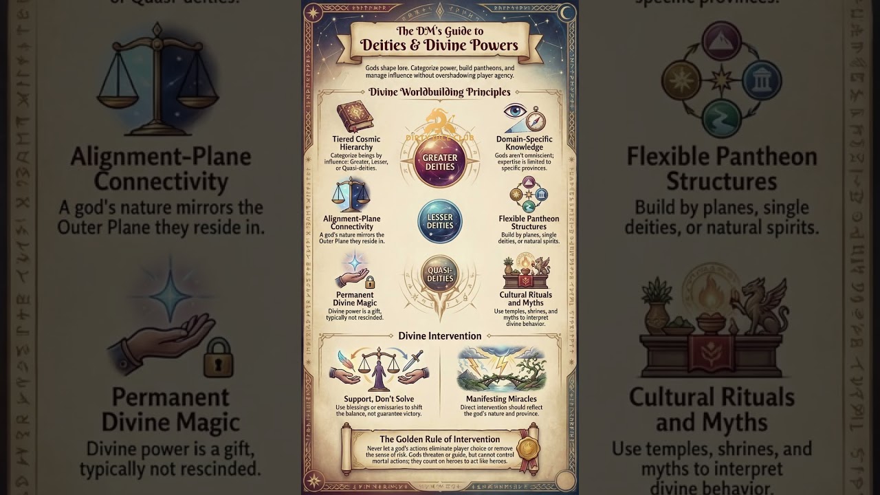 DDC Presents : Dungeon School - Dungeon Masters Guide - EP30 Chapter3-Part14 - Gods and Other Powers