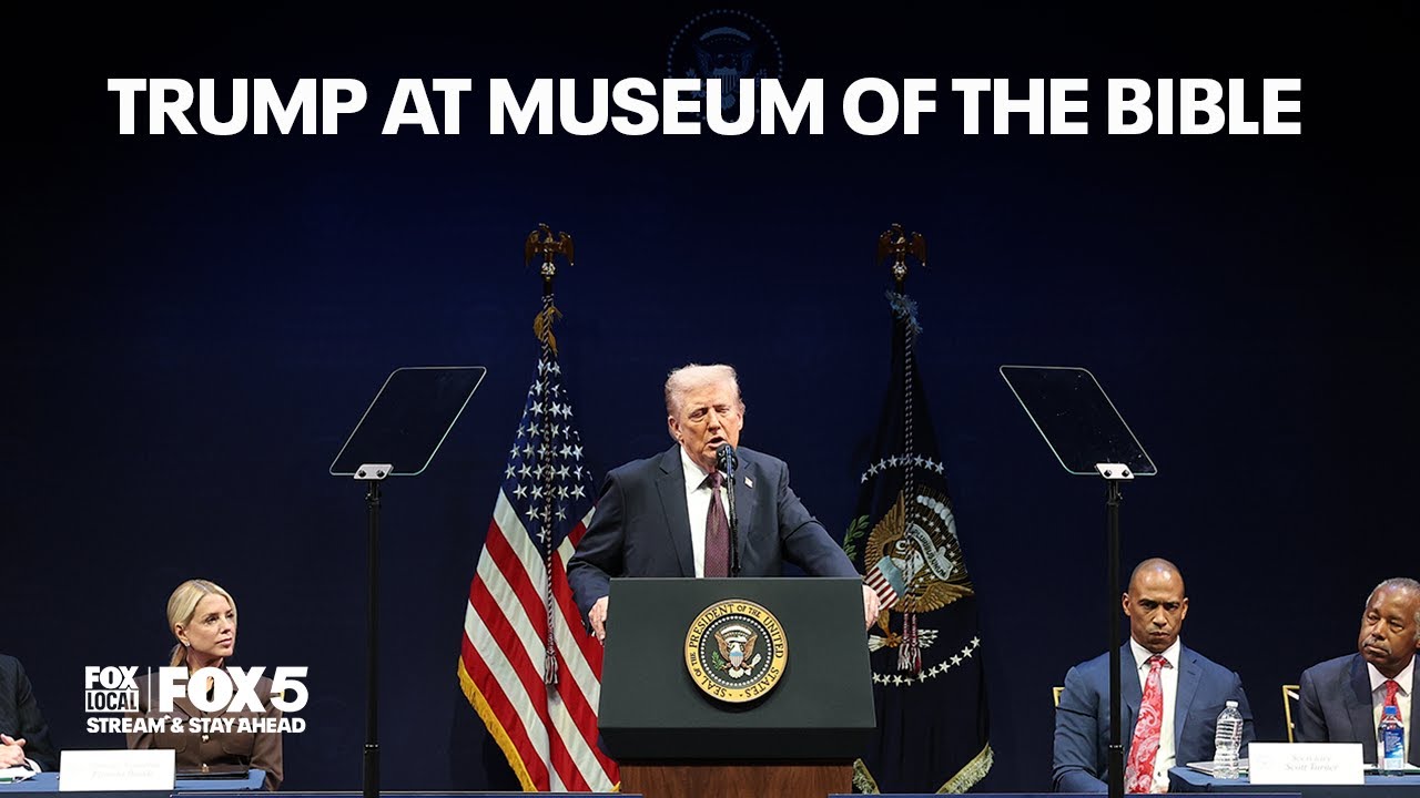 President Donald Trump at Museum of the Bible
