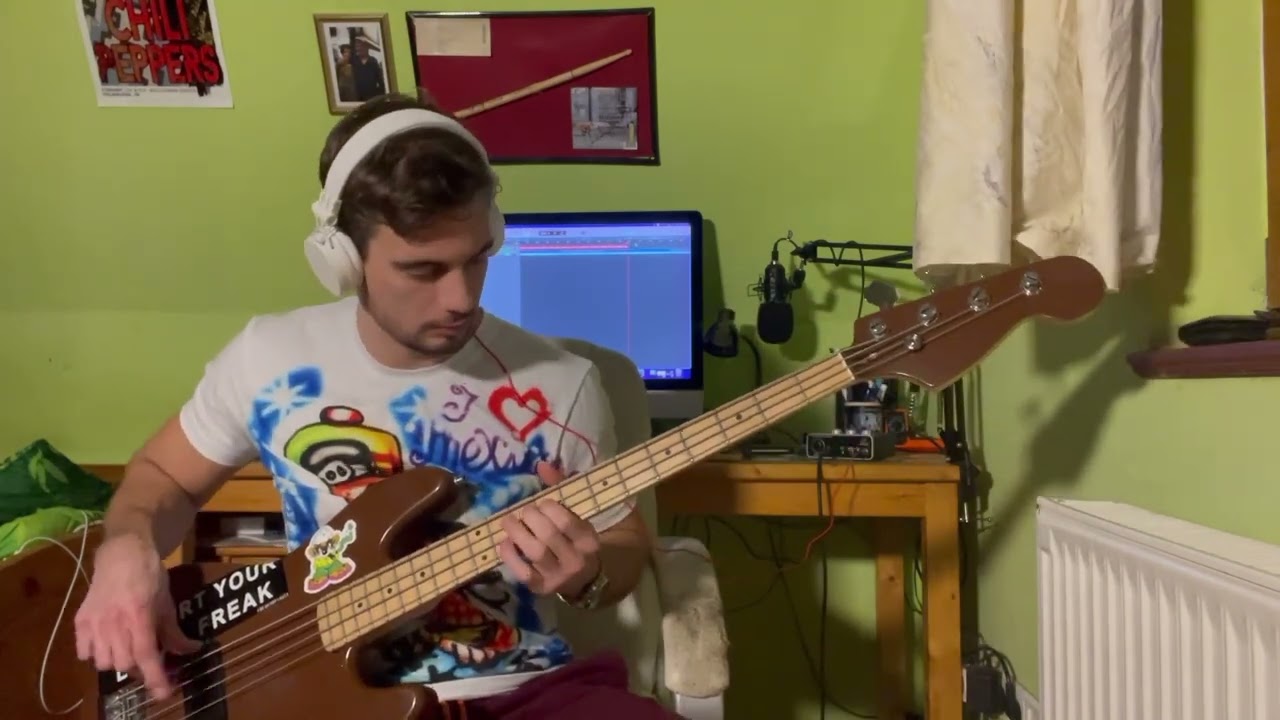 Mellowship slinky in B major - RHCP Bass cover