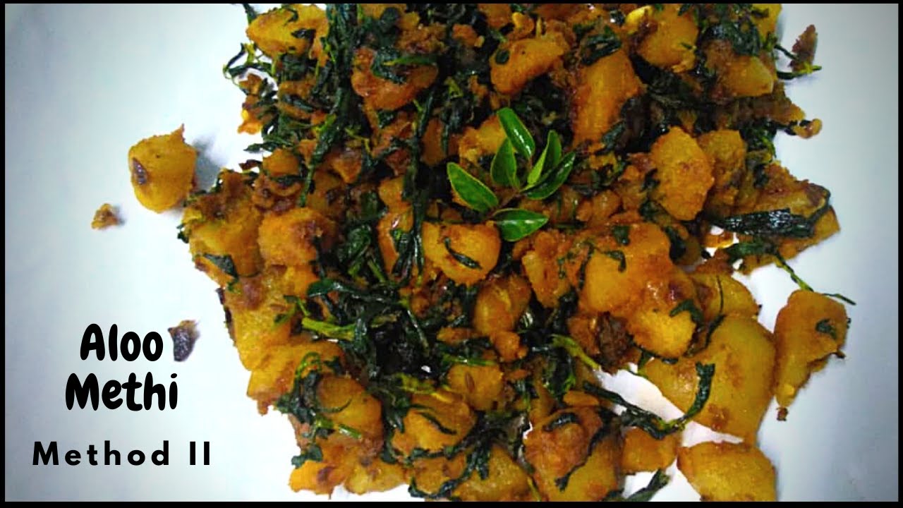 Aloo Methi Fry Recipe in Tamil | வெந்தயக்கீரை உருளைக்கிழங்கு வறுவல் | Vendhaya keerai poriyal recipe