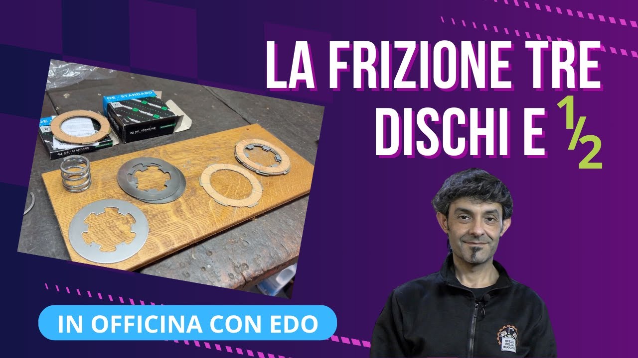 Una frizione tre dischi e mezzo per la Vespa