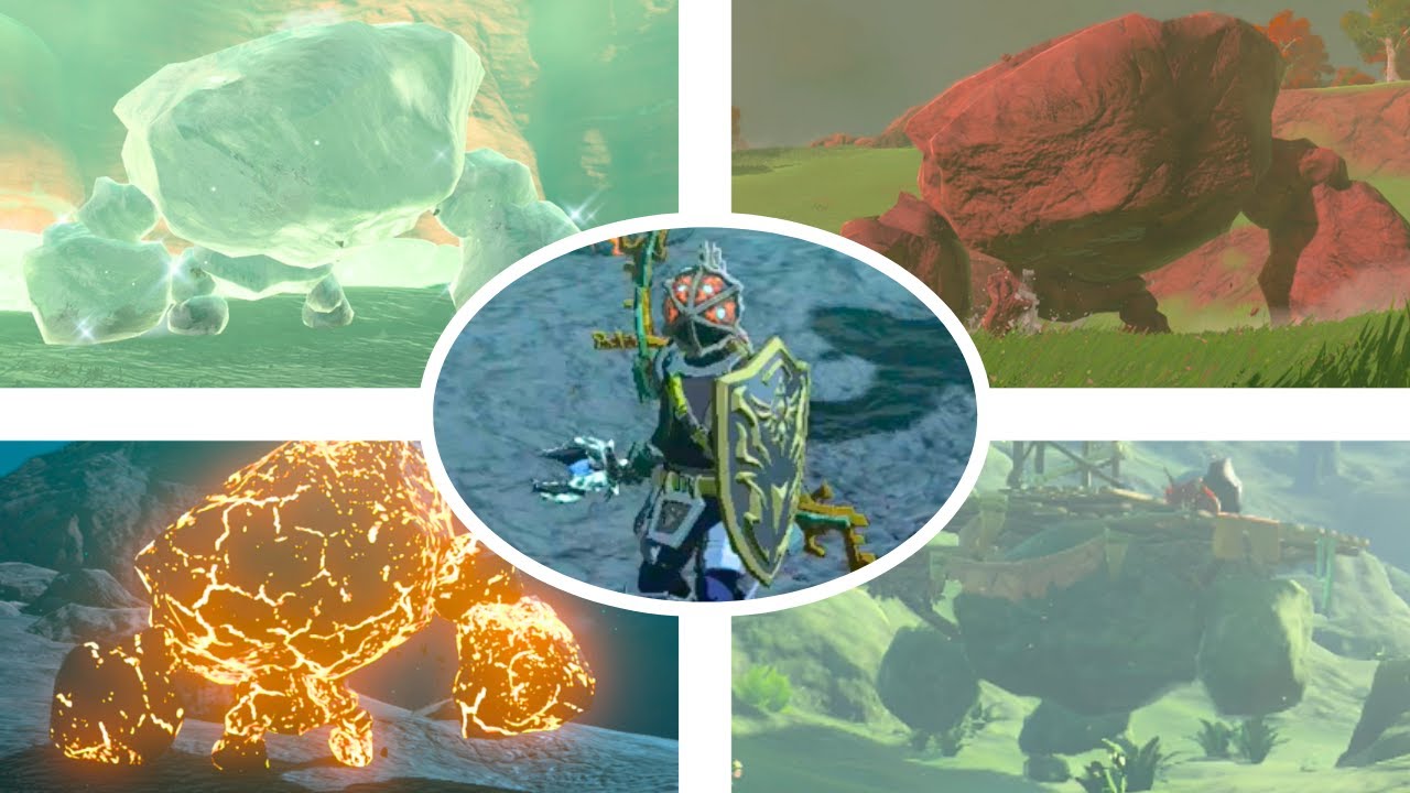All Talus Boss Battles | The Legend of Zelda: Tears of the Kingdom