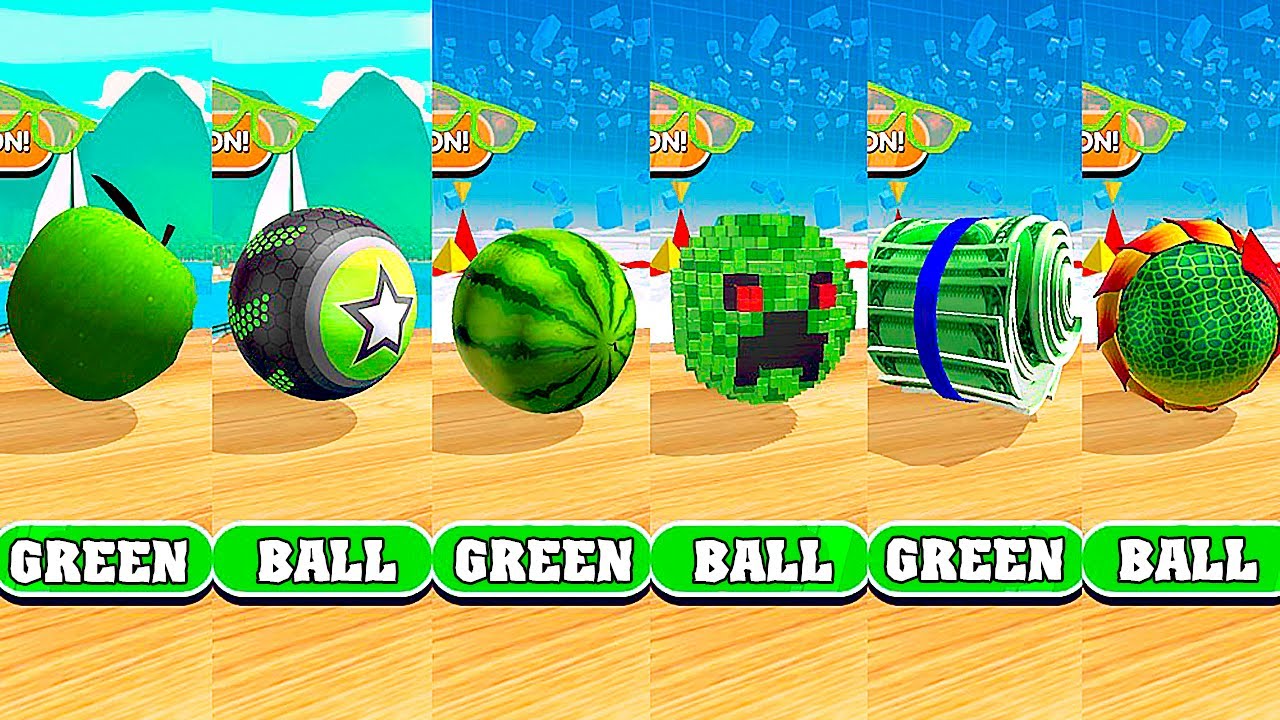 Going Balls - All Green Balls Levels 2287-2294! Update Race-390