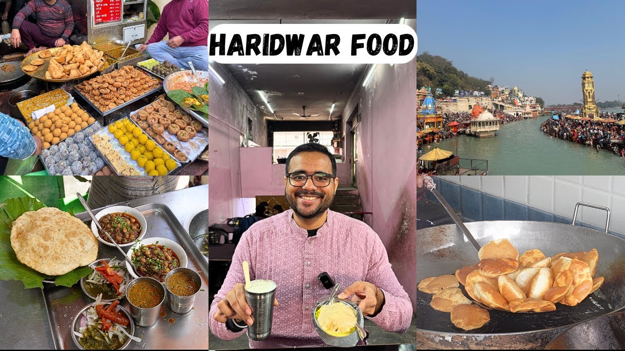 Haridwar Street Food | Puri Sabzi, Kachori, Chole bhature and more