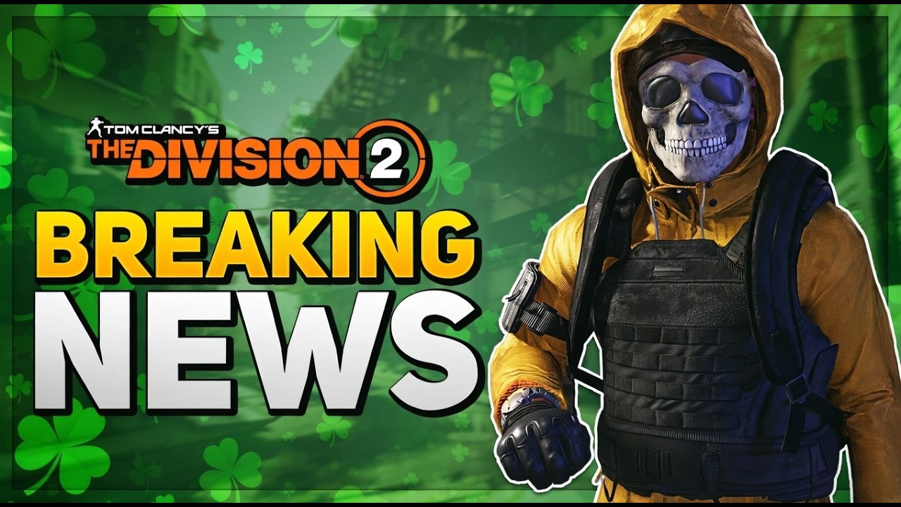 *BREAKING NEWS* The Division 2: NEW Cage Mask, St. Patrick's Day Bundle, Redline Event, & More...