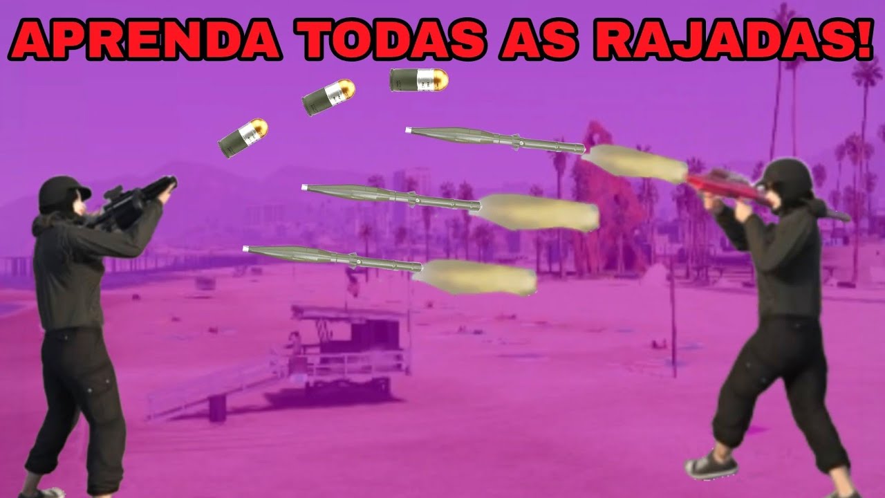 COMO FAZER RAJADA DE TELEGUIADO RPG E LANÇA-GRANADA no Gta 5 Online