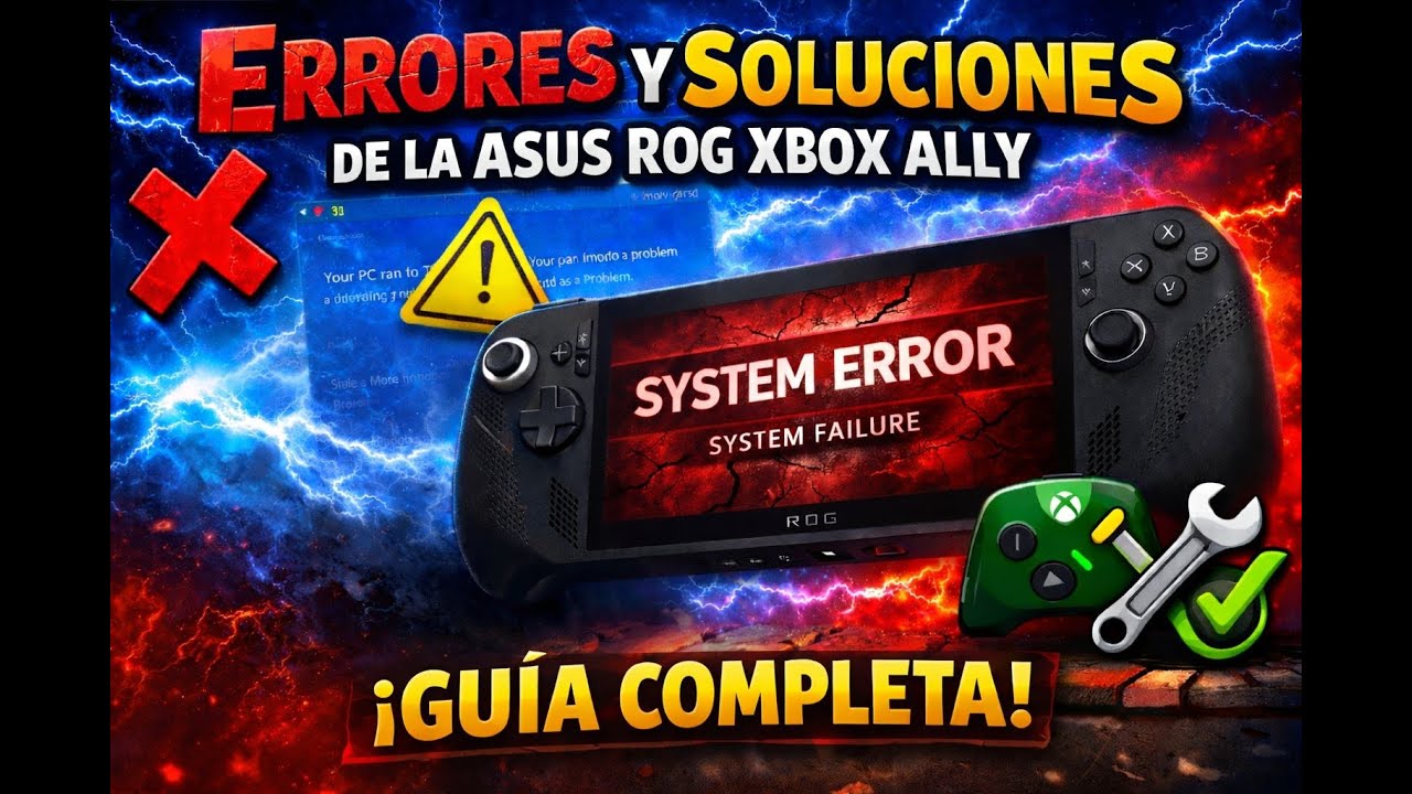 Errores, Bugs Y Soluciones De Asus ROG Xbox Ally