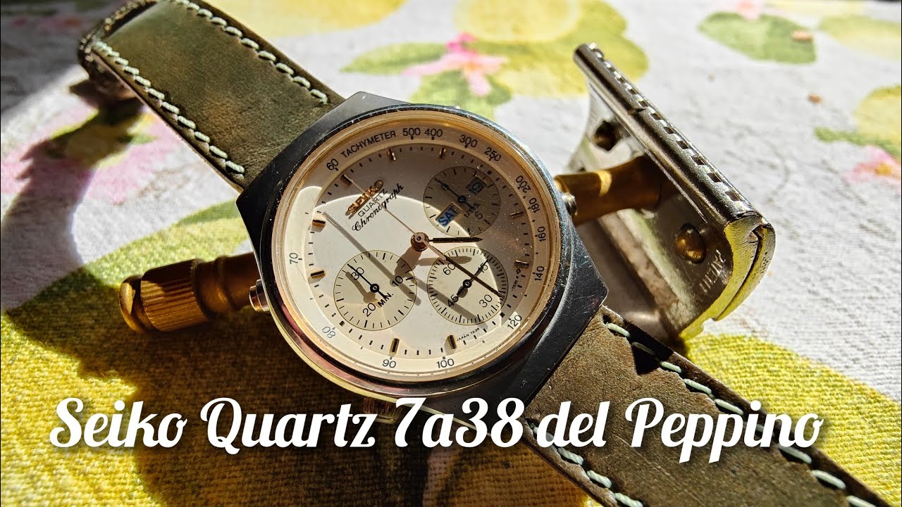 Seiko Quartz Cronograph con il mitico 7a38: un calibro fantastico!