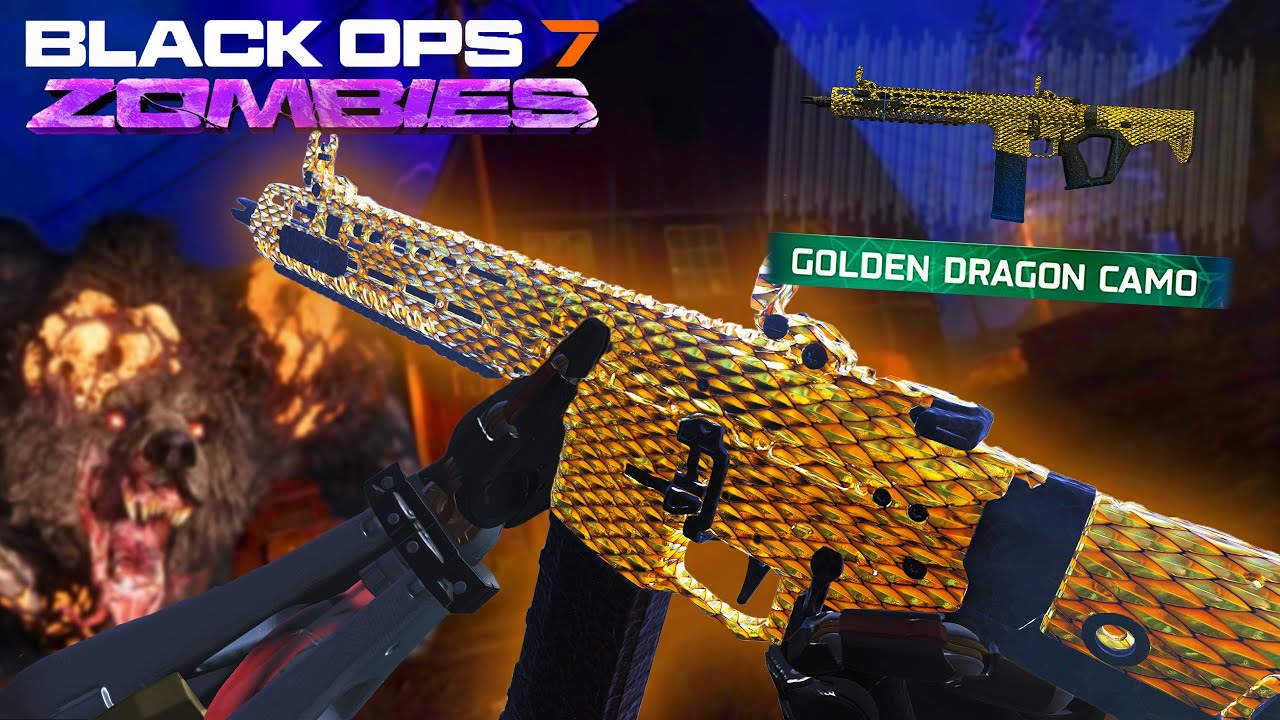 OUR FIRST GOLDEN DRAGON CAMO In BO7 Zombies And IT'S SO EASYYY!