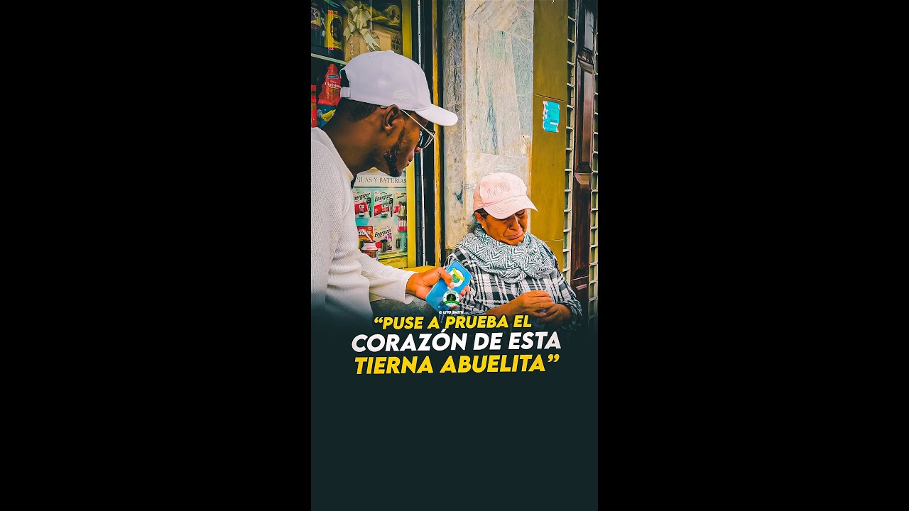 - Puse a prueba el corazón de esta abuelita!!