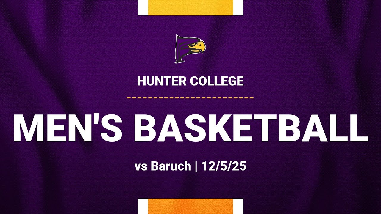 Hunter College Men's Basketball vs Baruch College - 12/5/25 (Homecoming)
