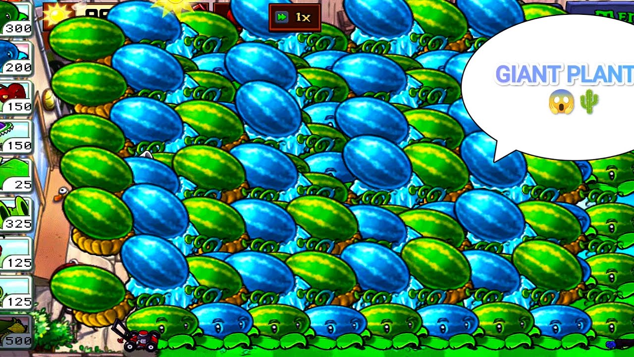 I BROKE PVZ WITH GIANT WATERMELONS! 🍉💀