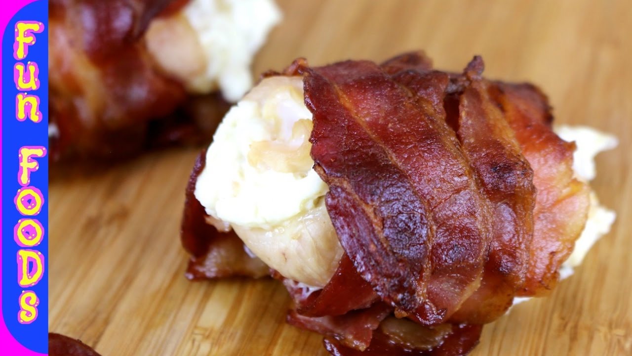Bacon Wrapped Stuffed Chicken | How to Make Stuffed Chicken | FunFoodsYT