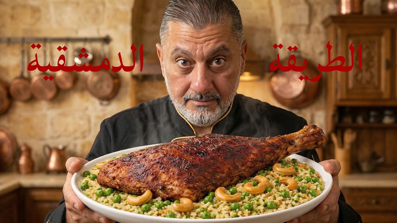 كتف خاروف بالفريكة على الطريقة الدمشقية طعم زمان