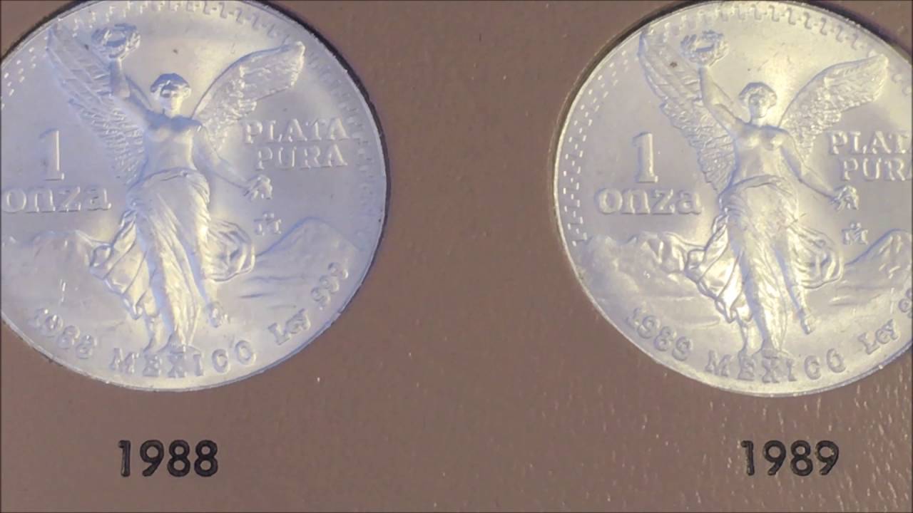 Mexican Libertad Silver Bullion Coins - Dansco Album 1 oz. (1982-2016)
