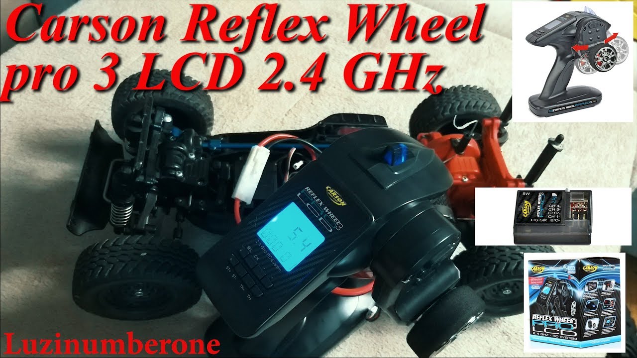 Carson Reflex Wheel pro 3 LCD 2.4 GHz | Tamiya Hummer