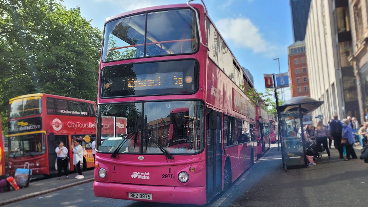 * Gorgeous ZF 🔥* Translink Metro (3E to Donegal Sq w) :: Volvo B7TL - Alexander ALX400 - 2975