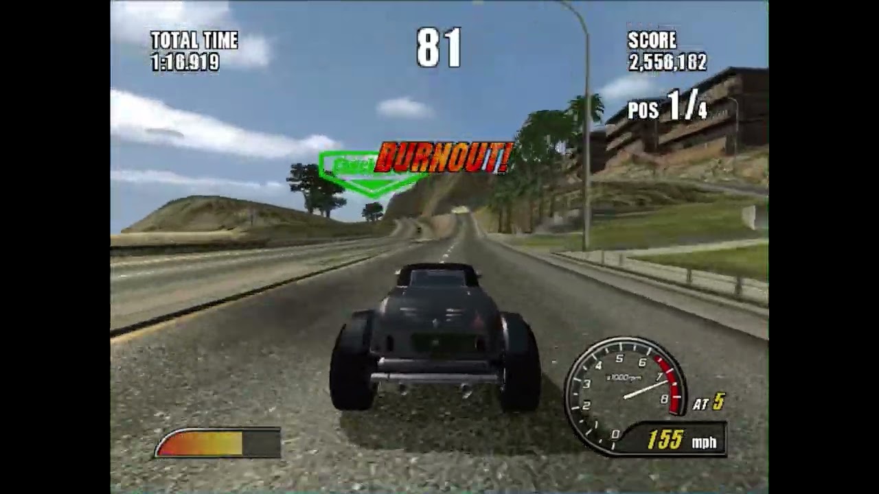 Burnout 2 point of impact carrera 5