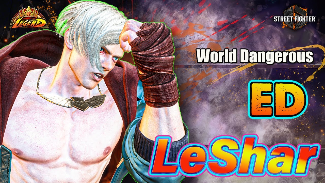 SF6 🔥 LeShar No.1 Ranked ED ▰ Dangerous & Aggressive Gameplay Combos! 👊 SF6 High Level Matches