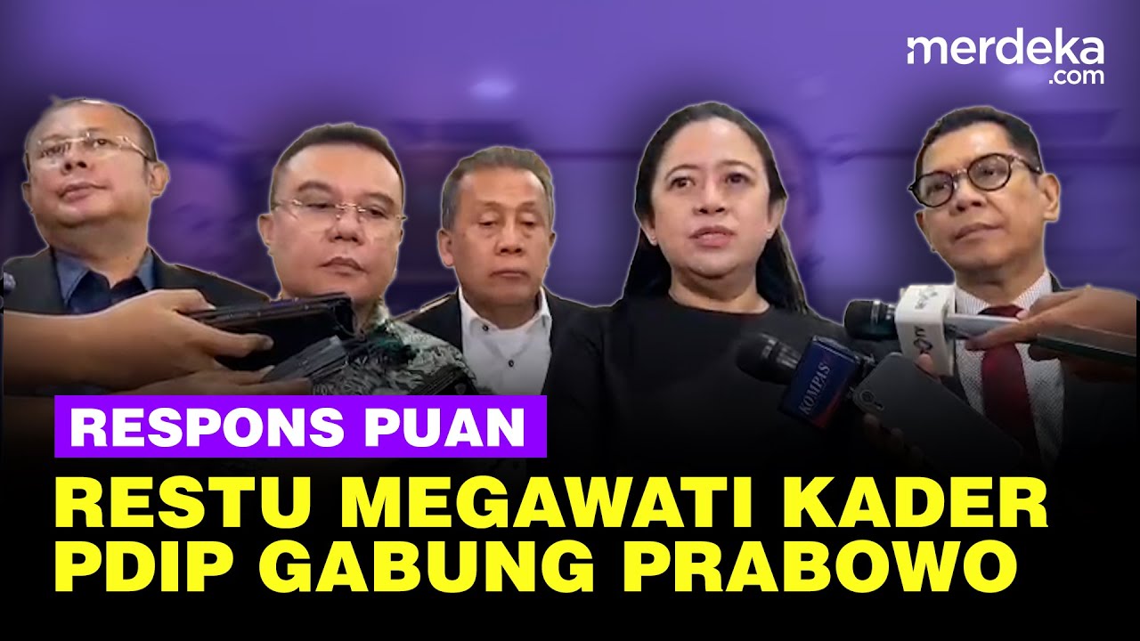 Respons Puan Maharani Soal Restu Megawati Kader PDIP Berpeluang Gabung Kabinet Prabowo
