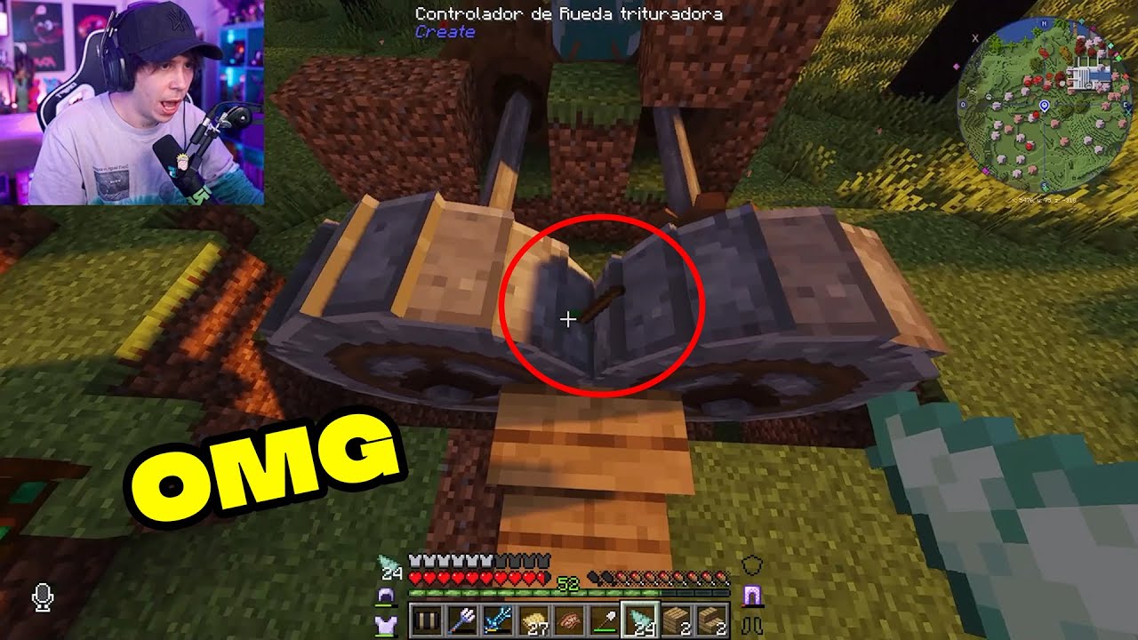 RUBIUS tira el palo de TITI a la TRITURADORA por error 😨 | Karmaland 5
