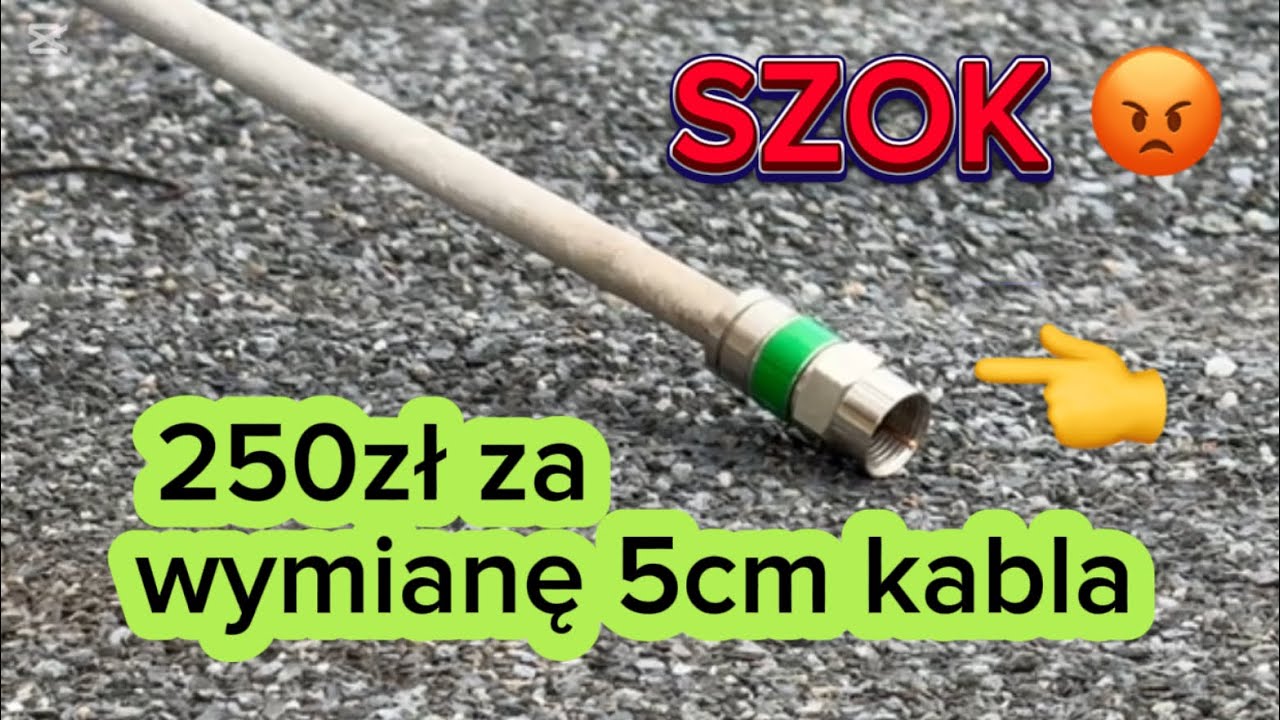 📡110,  250zł za wymianę końcówki kompresyjnej,Starsza Pani czuje się oszukana przez salon Canal Plus