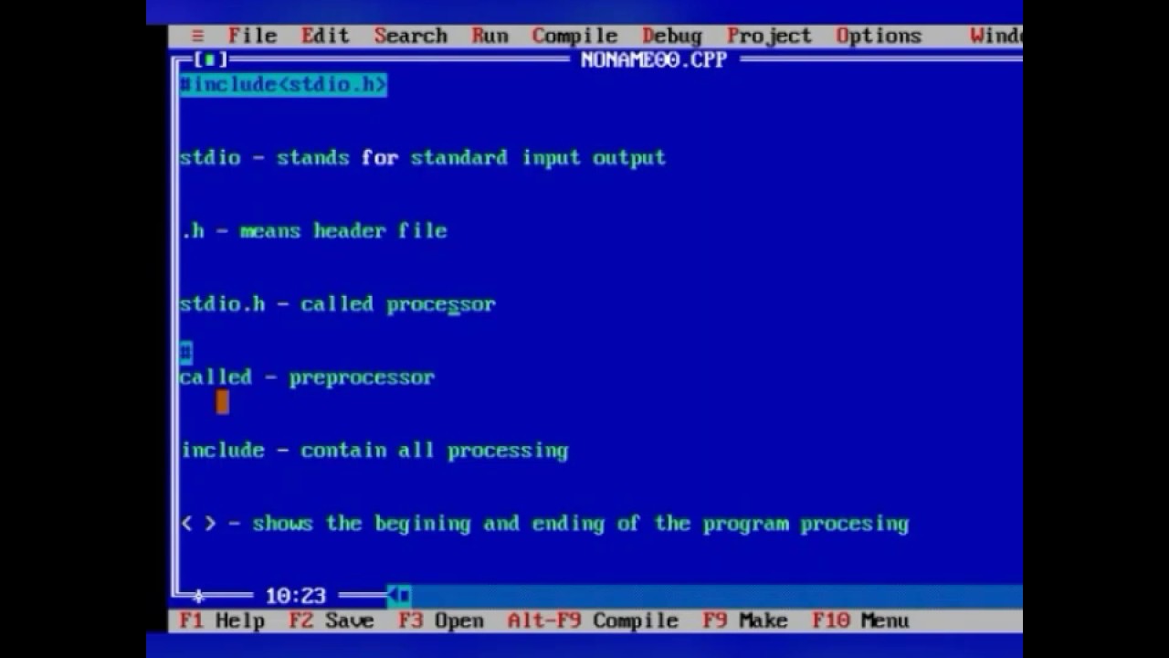 Introduction to STDIO.H