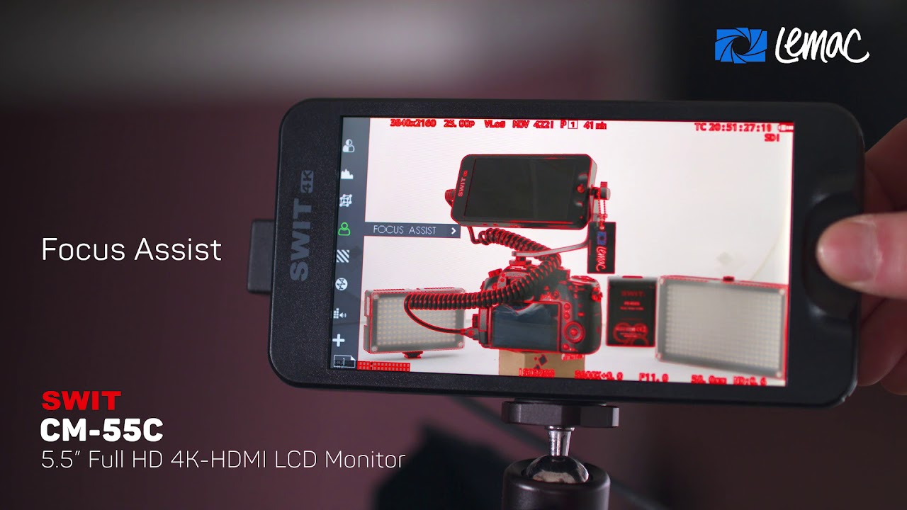 SWIT CM-55C 5.5-inch Full HD 4K-HDMI LCD Monitor