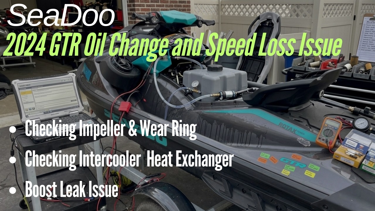 SeaDoo // 2024 GTR Oil Change and Top Speed Issue