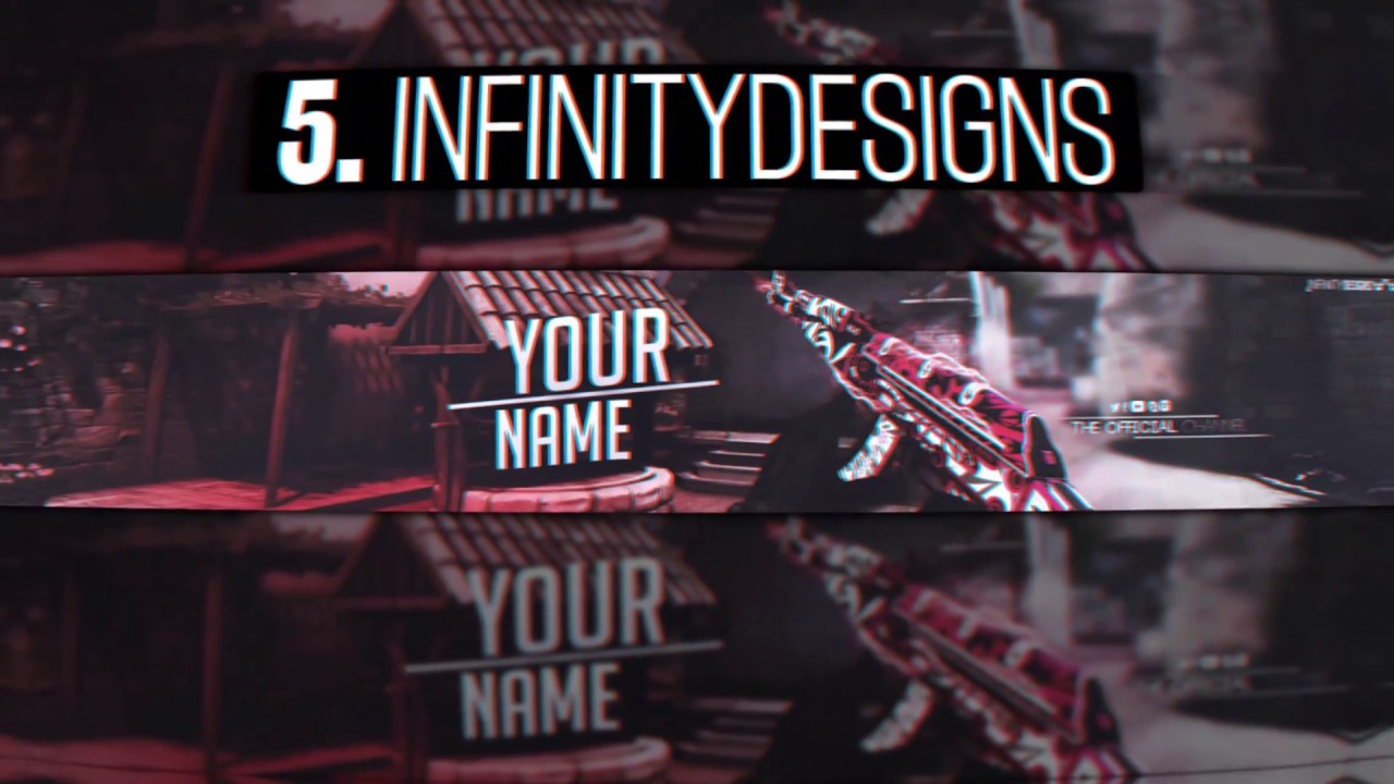 TOP 5 CS GO BANNER TEMPLATE FOR PHOTOSHOP [FREE]