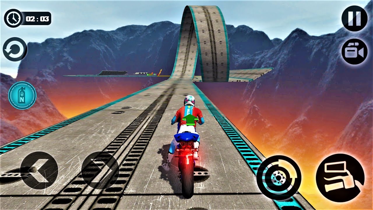 Impossible Moto Bike Tracks 3D 2018-Best Android Gameplay HD #58