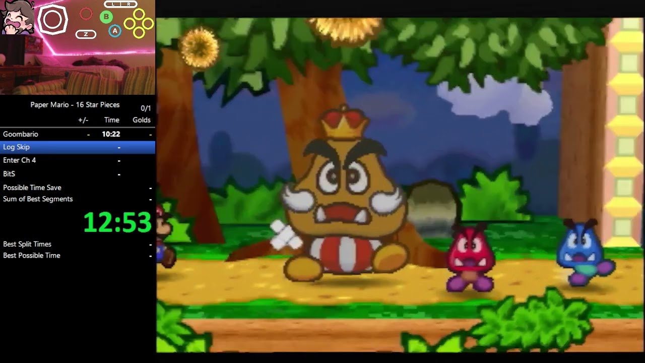 Paper Mario 16 Star Pieces in 30:27