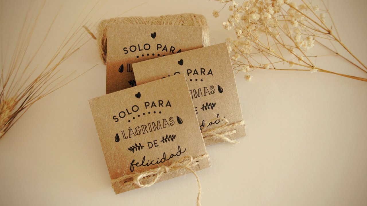 Cómo hacer unos sobres para pañuelos para lágrimas de felicidad 😭 | DIY