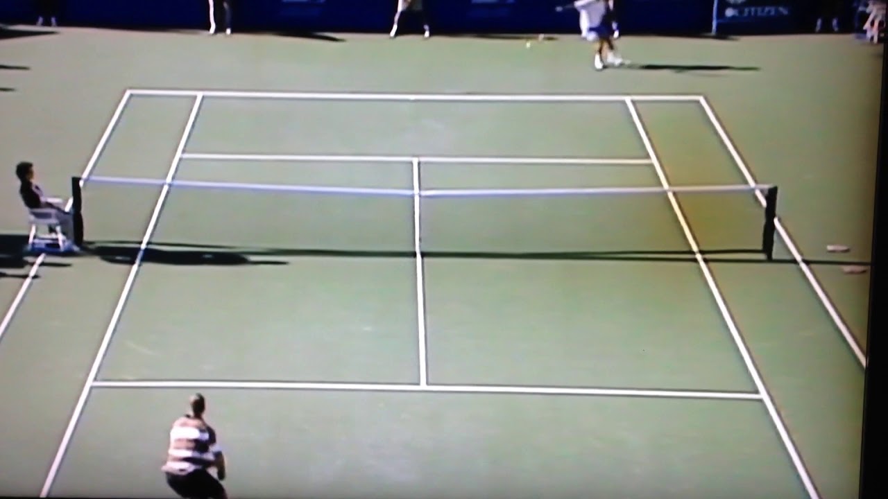 4-5 Breakpoint Andre Agassi - Pete Sampras US Open 1995