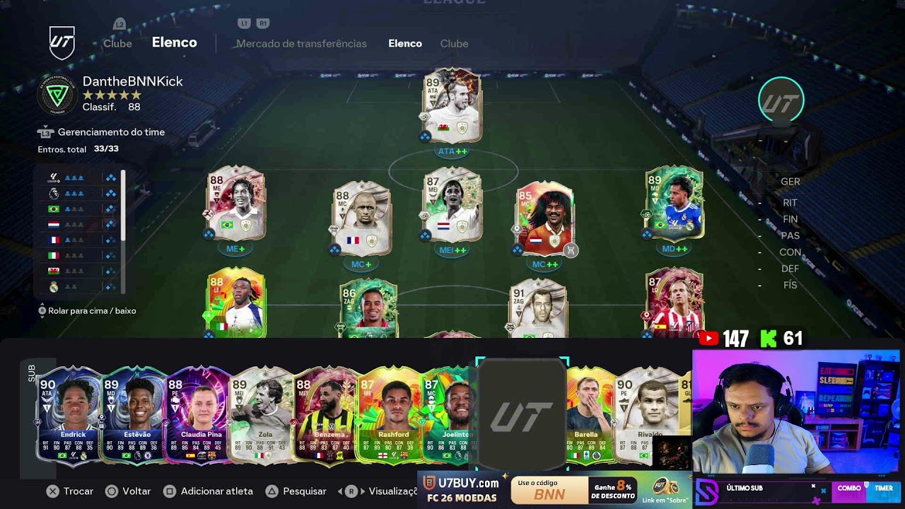 EVO TOTY CHEGANDO HJ 🔥 @danthebnn ❗trade ❗contato ❗social