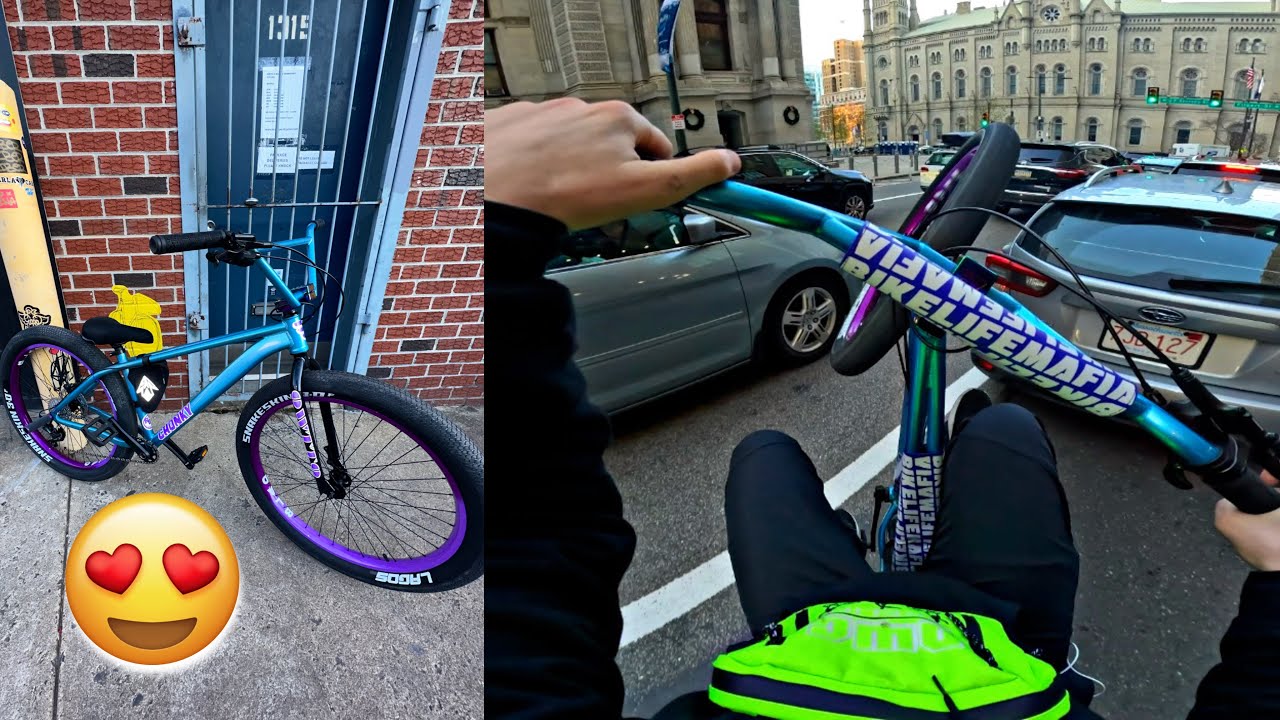 First Ride On My Custom Chonky! *BEST BIKE😍*