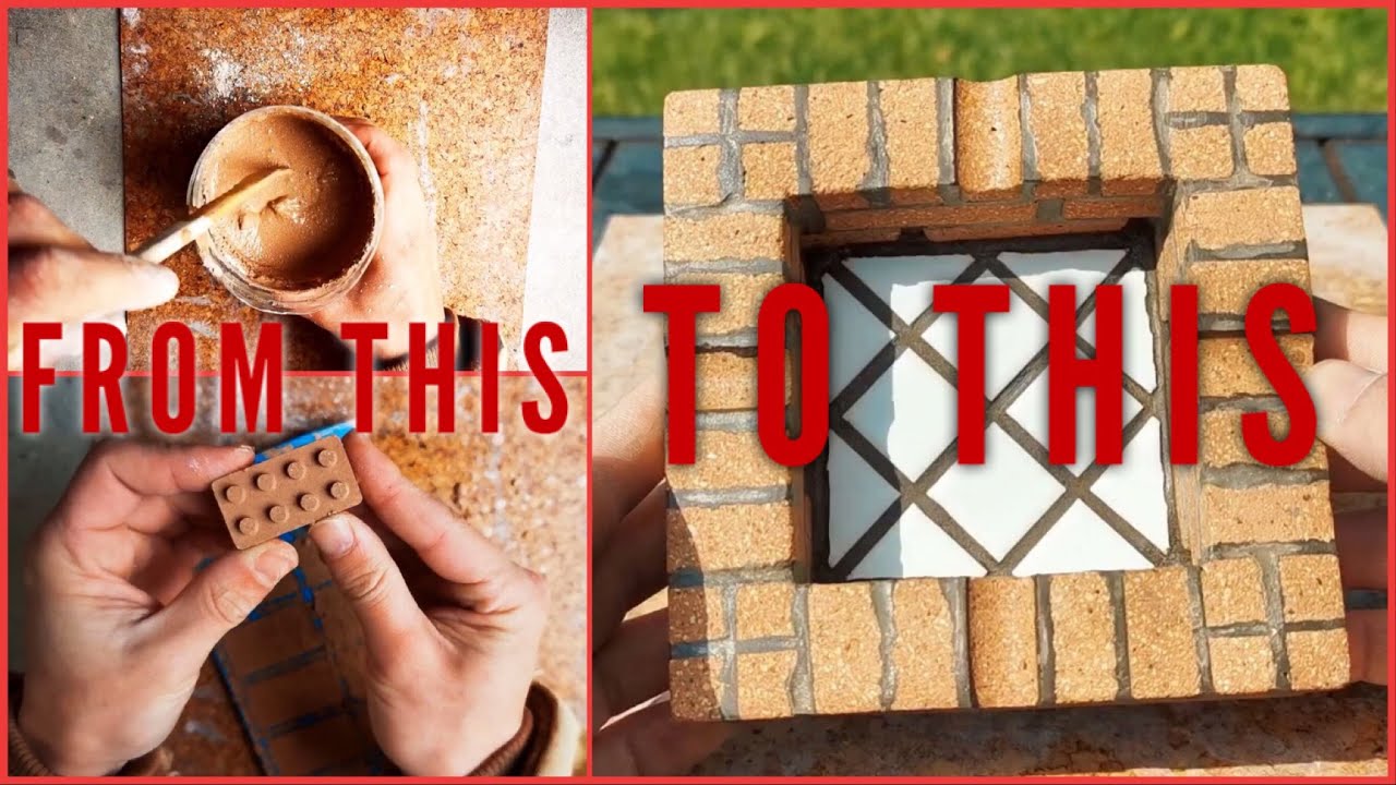How to Make an Ashtray - Cheap DIY Projects for Home Decor - MINI BRICK IDEAS