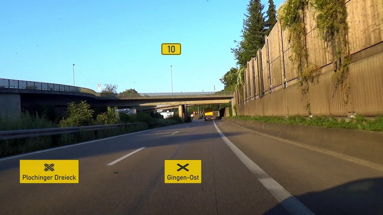 🇩🇪 B10: Plochinger Dreieck - Gingen-Ost (3x)