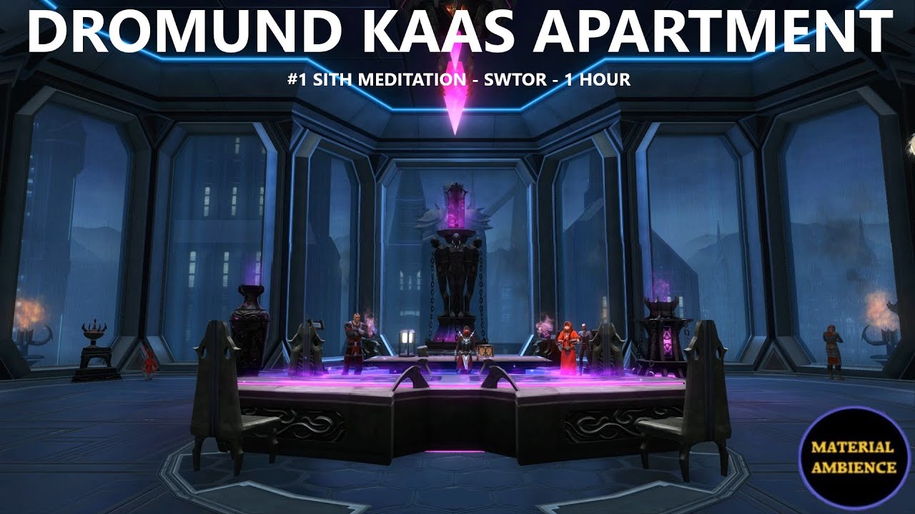 Star Wars Ambience - Dromund Kaas Apartment #1 Sith Meditation (1 Hour) (SWTOR)