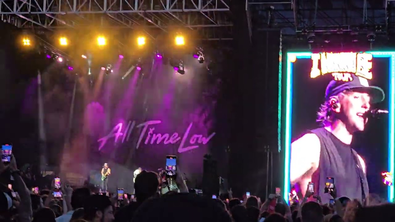 All Time Low (Ao Vivo) - Dear Maria, Count Me In - I Wanna Be Tour (Curitiba, Brasil, 03/03/2024) 4K